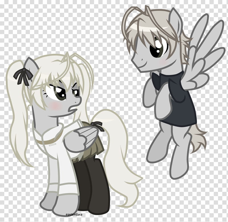 Pony Kasugano Sora and Haruka transparent background PNG clipart