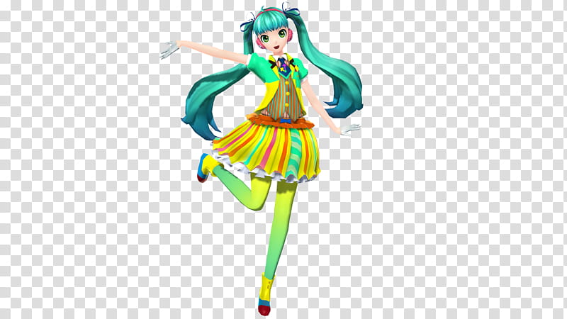 MMD PDX Trip The Light Fantastic Miku DL, female character transparent background PNG clipart