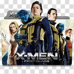 X Men Movie Collection Folder Icon , X Men First Class_x, X-Men First Class movie folder icon transparent background PNG clipart