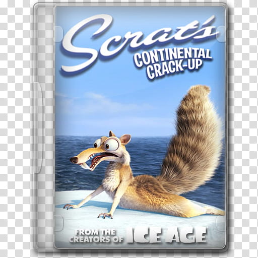 the BIG Movie Icon Collection S, Scrat's Continental Crack-Up transparent background PNG clipart