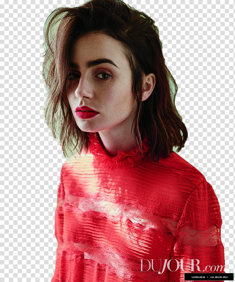 Lily Collins , Lily Collins StarOfColors () transparent background PNG clipart