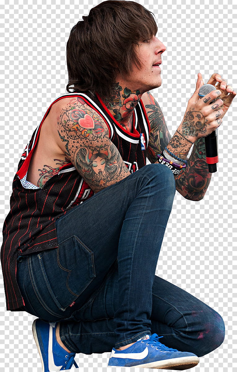Oliver Sykes Bring Me the Horizon Tattoo Music Oli transparent background  PNG clipart  HiClipart
