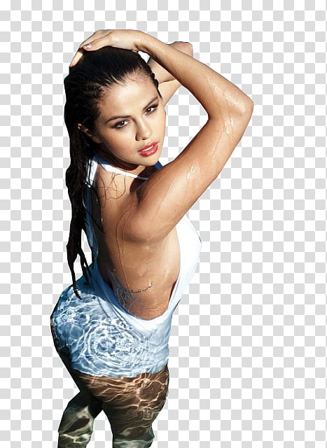 Selena Gomez , sel en el agua mm () transparent background PNG clipart