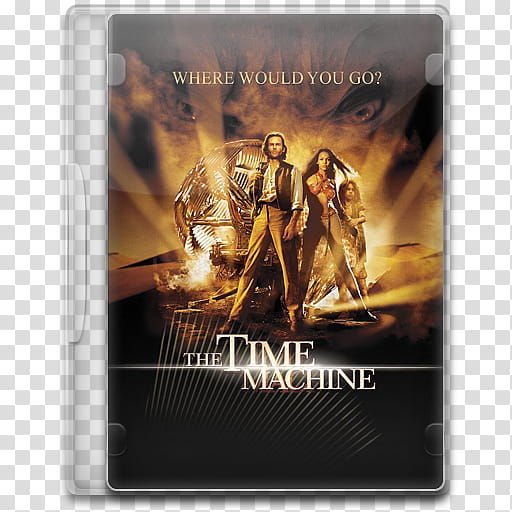 Movie Icon , The Time Machine, The Time Machine DVD case transparent background PNG clipart