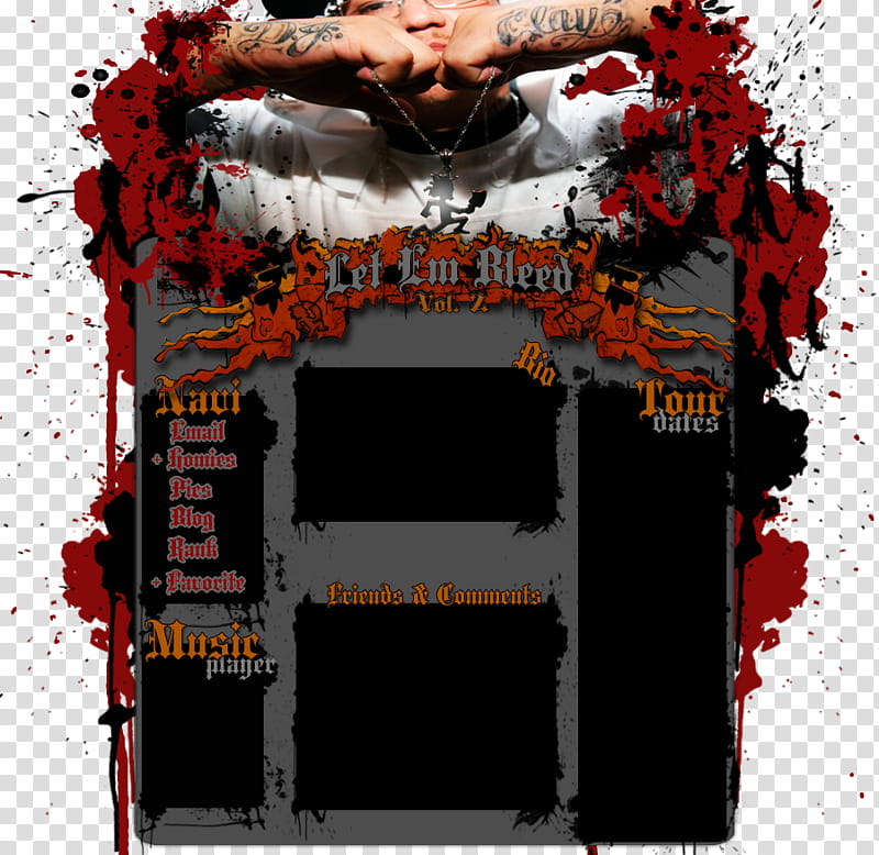 DJ CLAY&#;S OLD MYSPACE transparent background PNG clipart