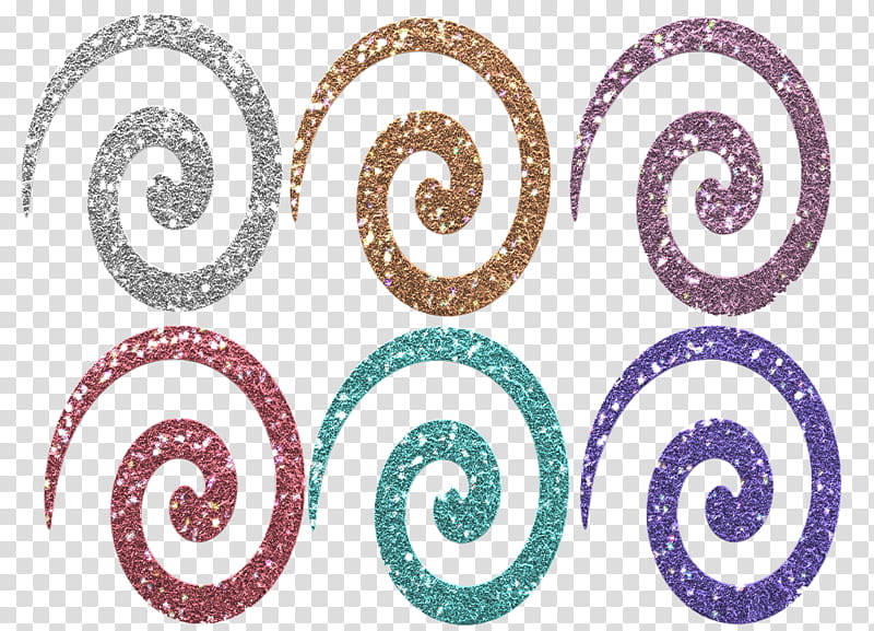 Twirlies Galore, assorted spiral illustration transparent background PNG clipart