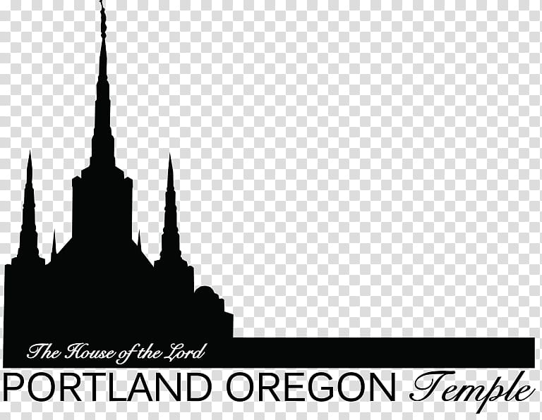 Jesus Christ, Portland Oregon Temple, Latter Day Saints Temple, Logo, Silhouette, Stencil, Latter Day Saint Movement, Landmark transparent background PNG clipart