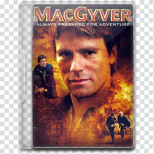 TV Show Icon Mega , MacGyver, McGyver Always Prepared for Adventure folder icon transparent background PNG clipart