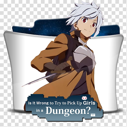 Dungeon ni Deai Folder Icon, Dungeon ni Deai Folder Icon transparent background PNG clipart