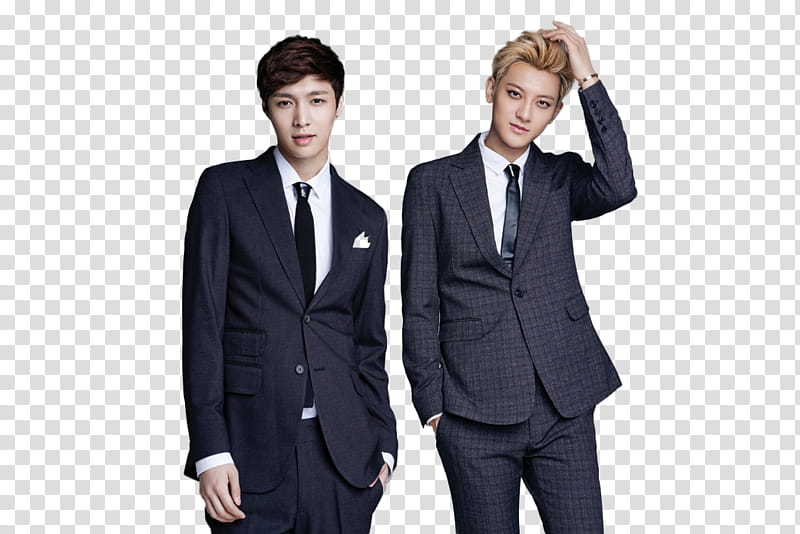 Lay and Tao EXO transparent background PNG clipart