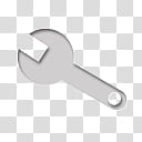 Letter Pressed Icons, fixme, gray open wrench art transparent background PNG clipart