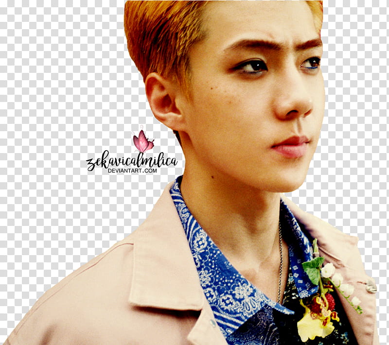 Exo Sehun The War Man Blond Haired Wearing Suit Jacketr