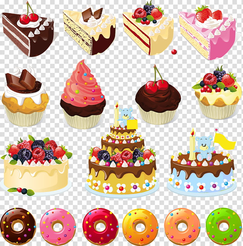 Doces Candys BYUNCAMIS, assorted cakes and cupcakes illustration transparent background PNG clipart