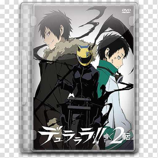 Summer  Anime TV DVD Style Icon , Durarara!!x Ten, DVD case transparent background PNG clipart