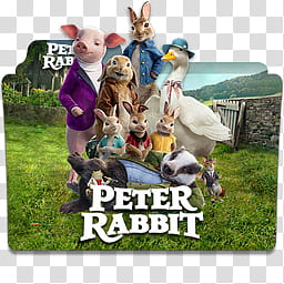 Peter Rabbit  Folder Icon , Peter Rabbit v logo_x transparent background PNG clipart