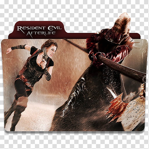 Resident Evil Collection   Folder Icon, Resident Evil Afterlife () transparent background PNG clipart