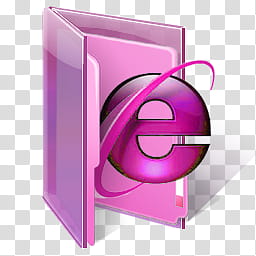 Vista Style RTM Pink Icon, internet explorer  folder rtm transparent background PNG clipart