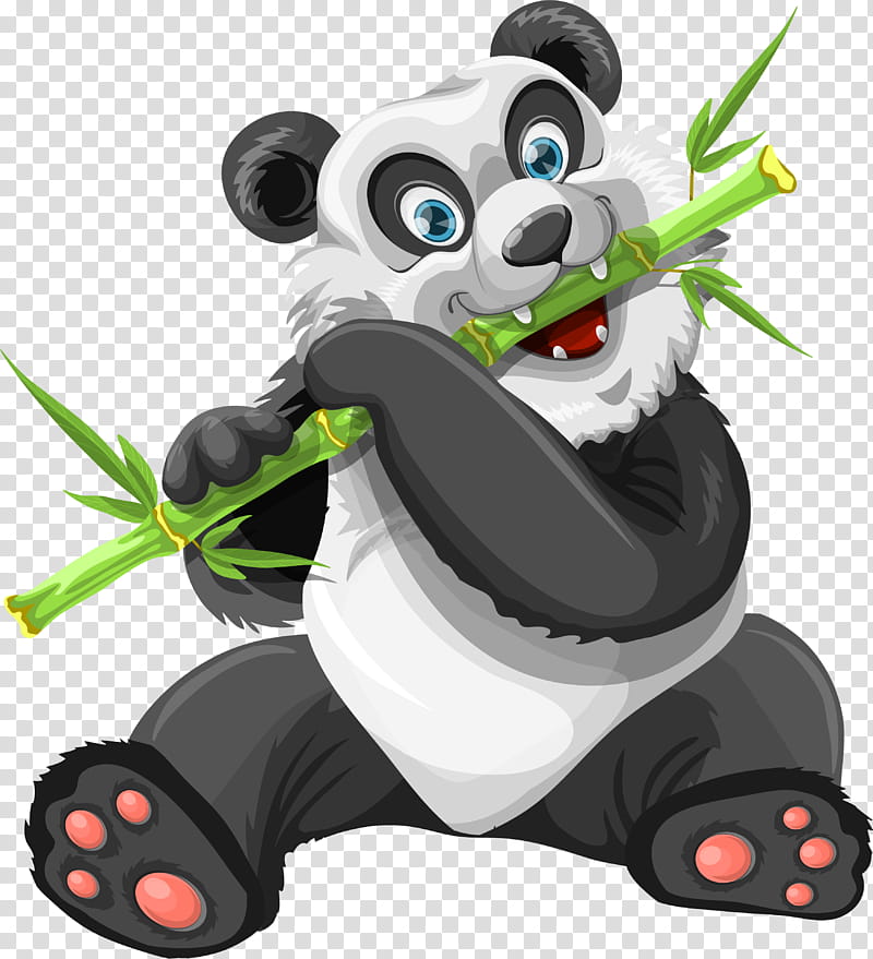 Bamboo, Giant Panda, Canvas, Canvas Print, Painting, Cartoon, Animation, Toy transparent background PNG clipart