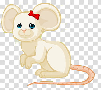 Funny Animals, beige mouse transparent background PNG clipart