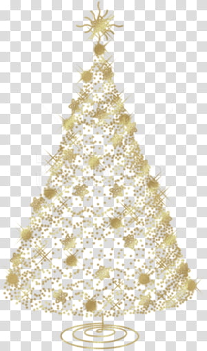 Christmas Tree Gold, Christmas 
, Fir, Christmas Ornament, Tinsel, Christmas Decoration, Holiday Ornament, Colorado Spruce transparent background PNG clipart thumbnail