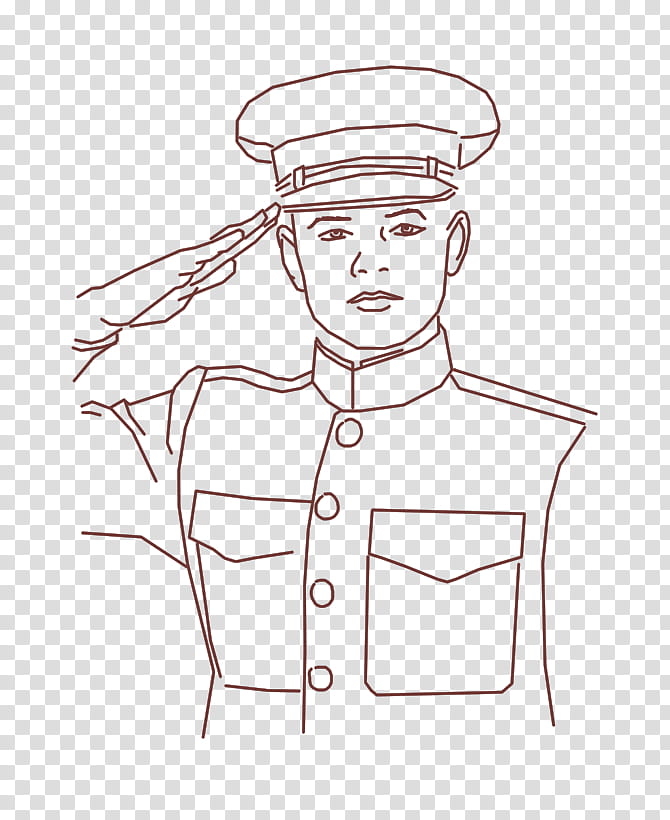 soldier saluting coloring pages