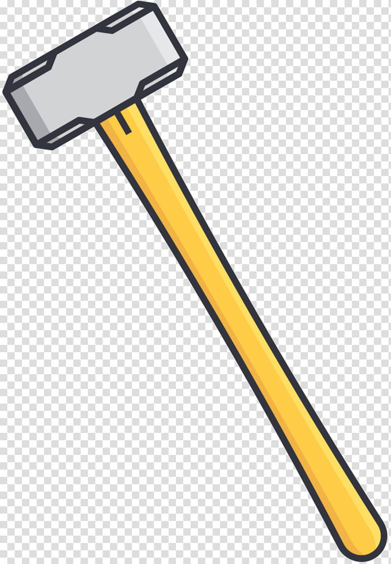 Hammer, Line, Angle, Tool, Lump Hammer transparent background PNG clipart