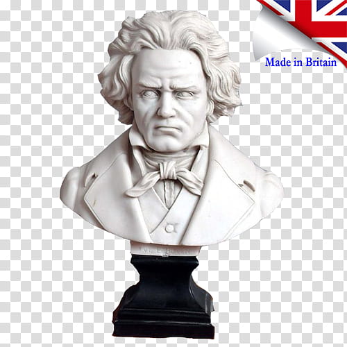 Music, Ludwig Van Beethoven, Sculpture, Bust, Statue, Portrait, Classical Sculpture, Classical Music transparent background PNG clipart