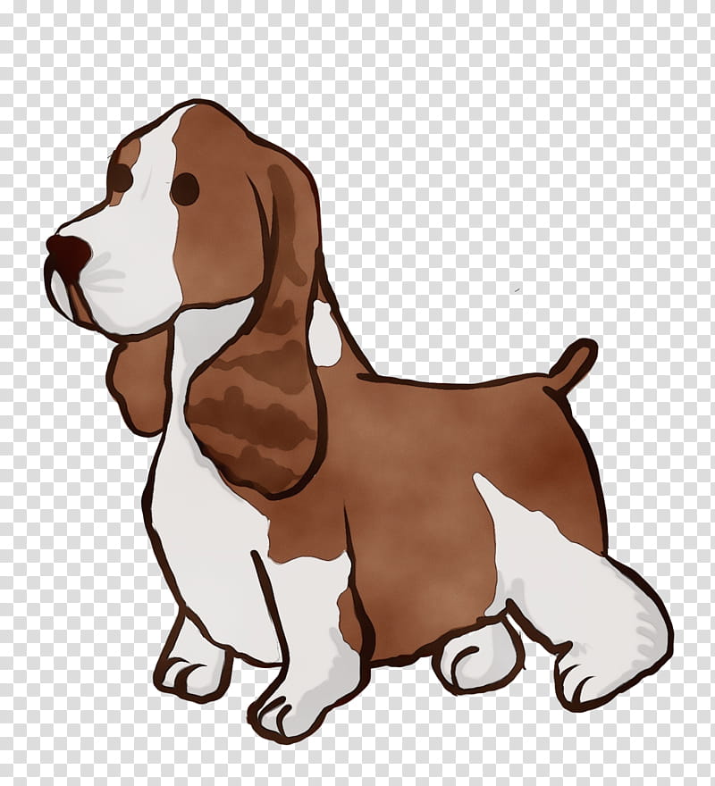 Beagle Puppy Companion dog Snout Paw, Watercolor, Paint, Wet Ink, Cartoon, Breed, Basset Hound, Artois Hound transparent background PNG clipart