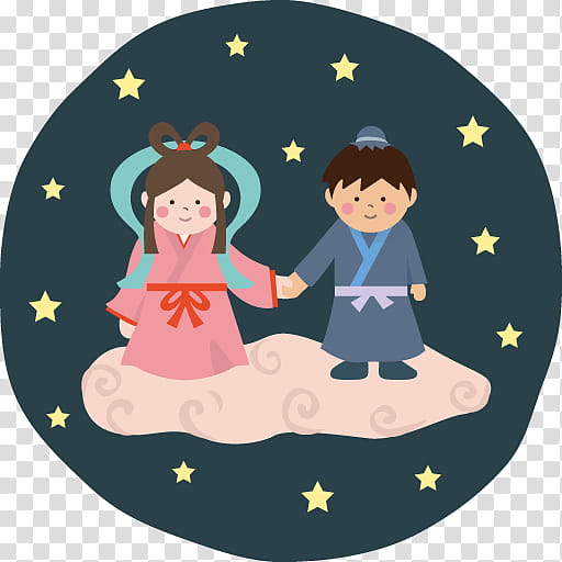 Japan, Qixi Festival, Tanabata, Cowherd And The Weaver Girl, Milky Way, Ox, Oni, Intestine transparent background PNG clipart