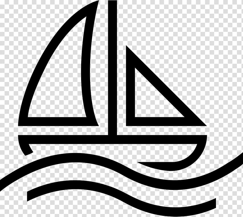 Boat, Sailboat, Sailing, Ship, Yacht, Line, Symbol, Logo transparent background PNG clipart