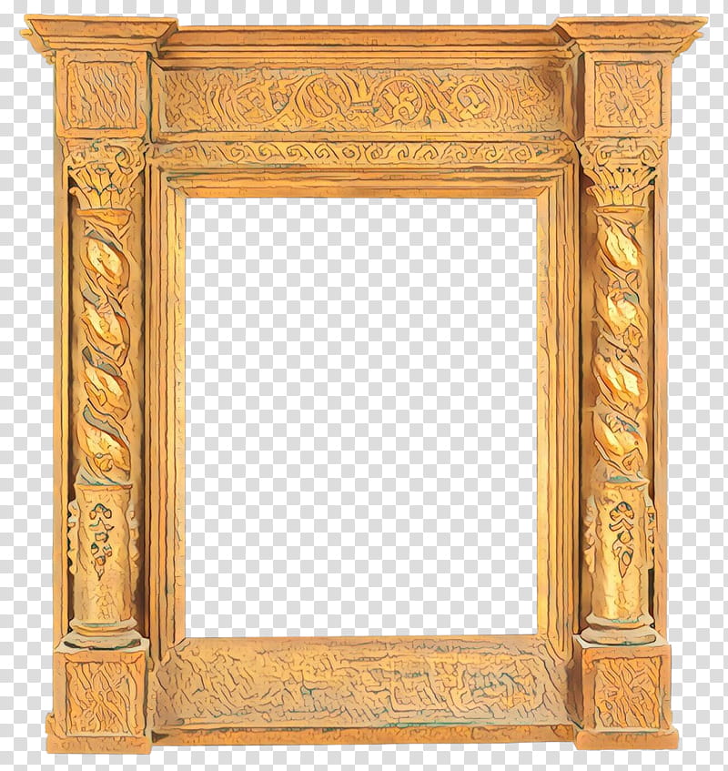 Wood Background Frame, Cartoon, Wood Stain, Frames, Antique, Furniture, Carving, Rectangle transparent background PNG clipart