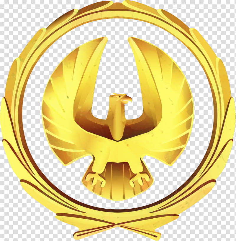 Gold Badge, Yellow, Symbol, Emblem, Crest, Logo transparent background PNG clipart