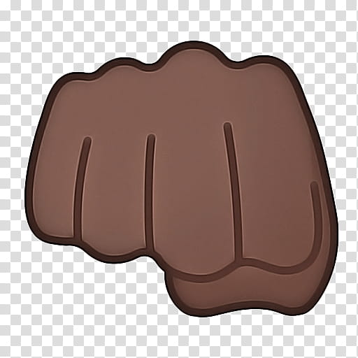 Fist Bump Emoji, Raised Fist, Emoticon, Fist Pump, Punch, Symbol, Finger, Brown transparent background PNG clipart