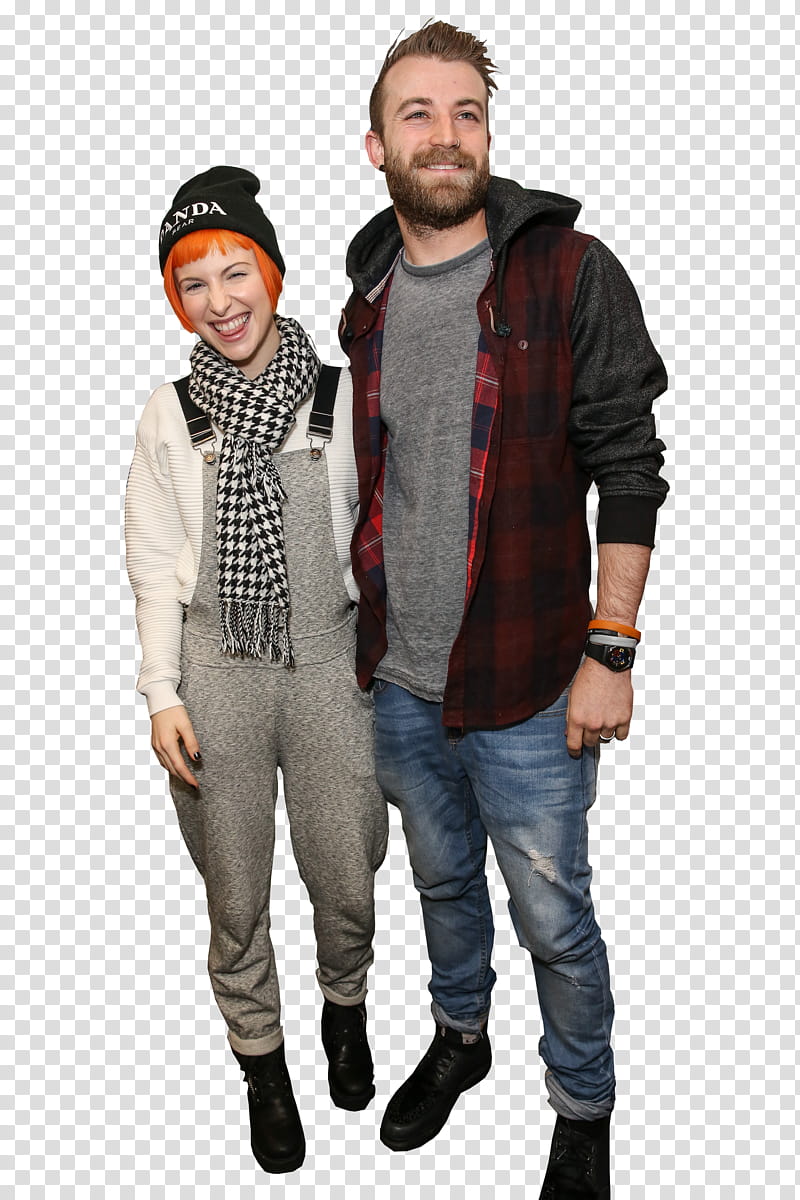Hayley Williams And Jeremy Davis,  transparent background PNG clipart