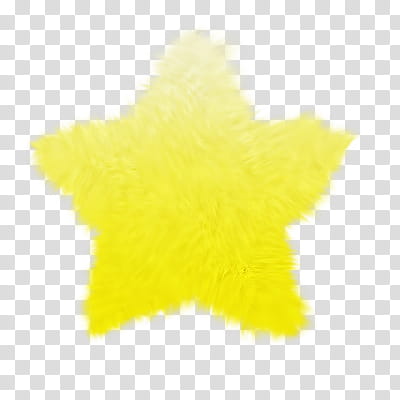 brushes, yellow star fur pillow transparent background PNG clipart