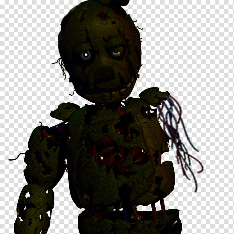 Even More Withered Springtrap (comission) transparent background PNG clipart