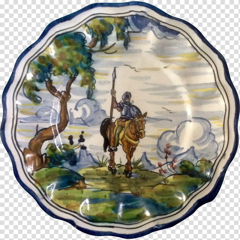 Knight, Pottery, Maiolica, Porcelain, Plate, Talavera Pottery, Tableware, Horse transparent background PNG clipart