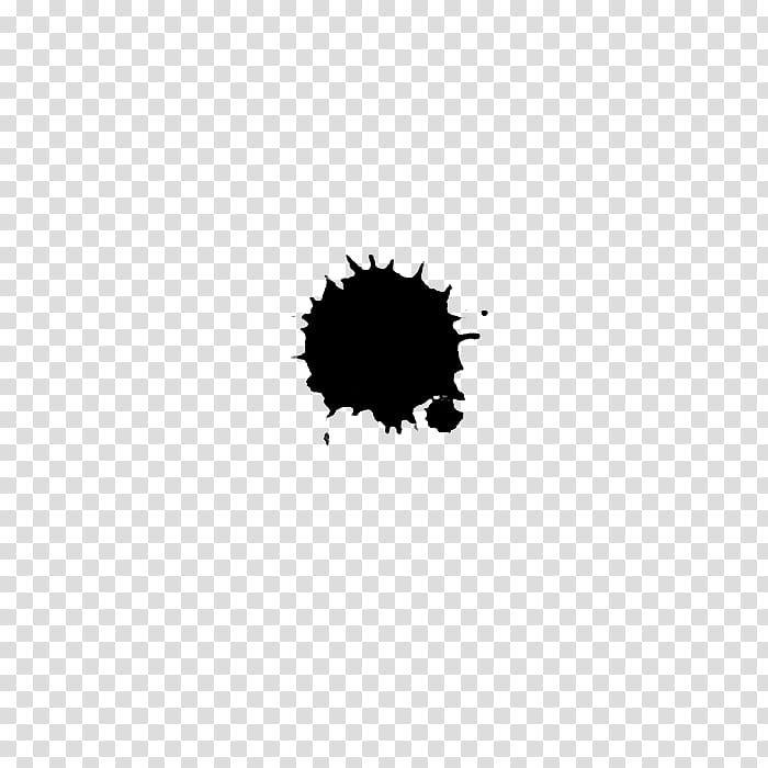 black ink splatter art transparent background PNG clipart