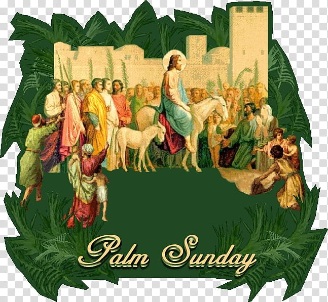 Palm Sunday, Holy Week, Christianity, Easter
, Passion Sunday, Hosanna, Passion Of Jesus, Catholicism transparent background PNG clipart