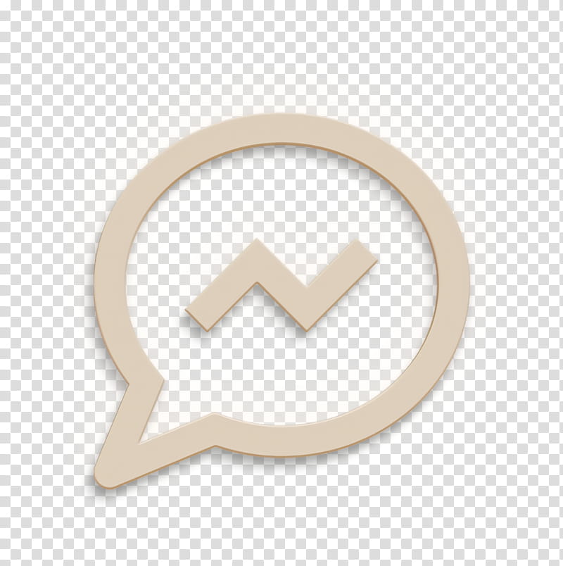 communication icon facebook icon logo icon, Media Icon, Messenger Icon, Network Icon, Social Icon, Beige, Symbol, Circle transparent background PNG clipart