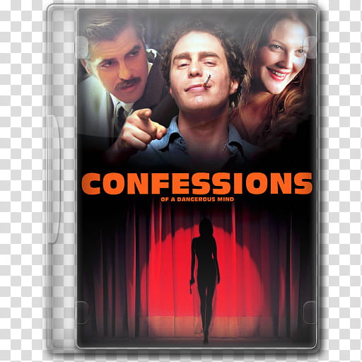 the BIG Movie Icon Collection C, Confessions of a Dangerous Mind, Confessions DVD case transparent background PNG clipart