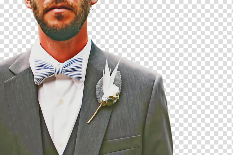 Bow tie, Suit, Formal Wear, Gentleman, Tuxedo, Neck, Whitecollar Worker, Beard transparent background PNG clipart