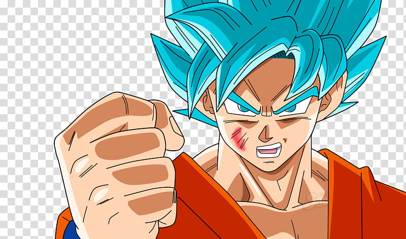 Goku SSGSS transparent background PNG clipart
