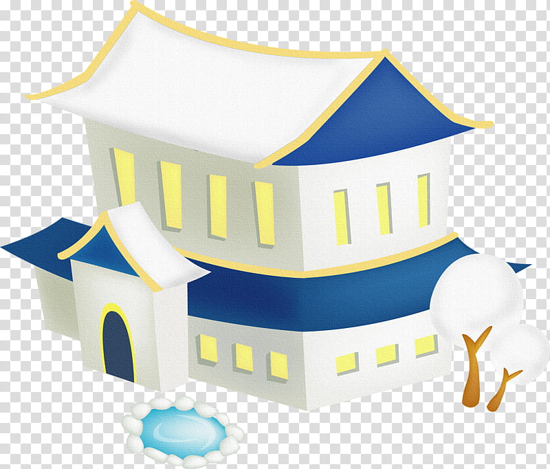 Building, House, Cartoon, Villa, Gratis transparent background PNG clipart