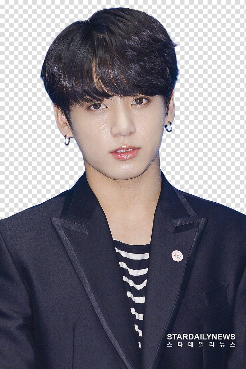BTS, man wearing black dress suit transparent background PNG clipart