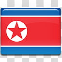 All in One Country Flag Icon, North-Korea-Flag- transparent background PNG clipart