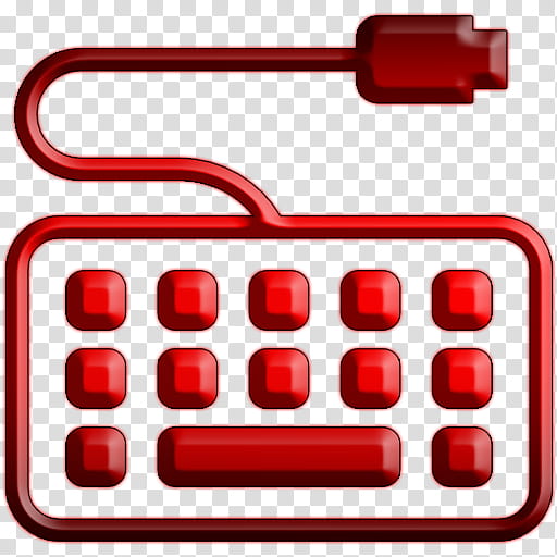 Icon Relieve Rojo, keyboard v transparent background PNG clipart