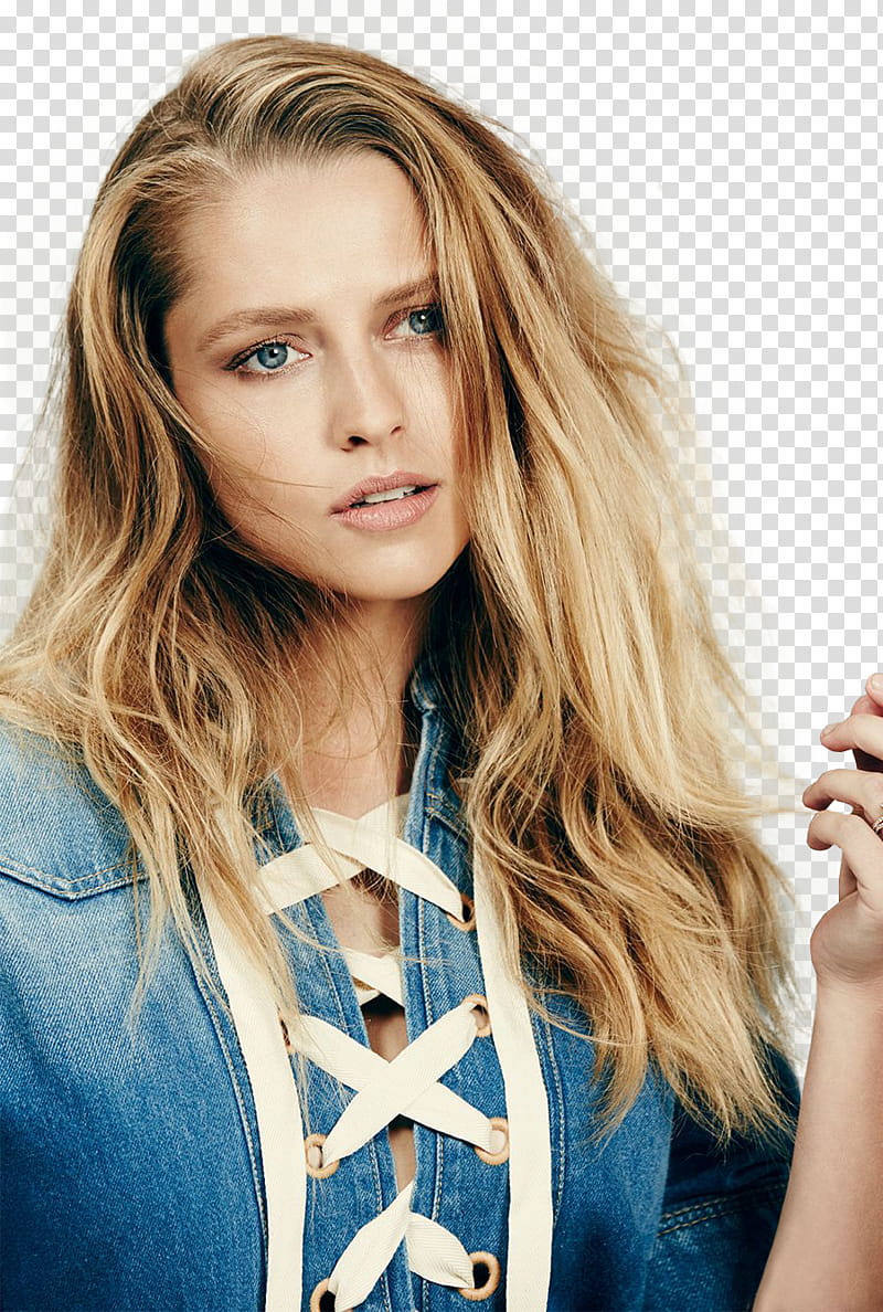 Teresa Palmer, Teresa Palmer wearing blue lace-up top transparent background PNG clipart