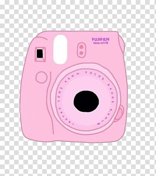 overlays, pink Fujifilm Instax Mini  camera transparent background PNG clipart