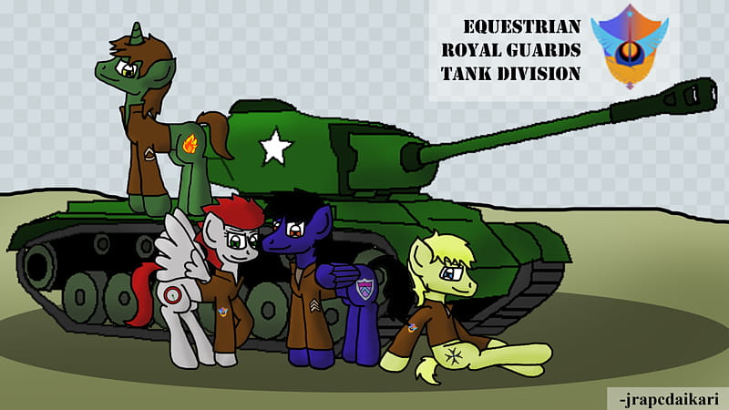 Equestrian Royal Guards Tank Division (Pershing) transparent background PNG clipart